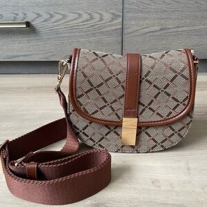 Target Brown and Tan Crossbody Bag